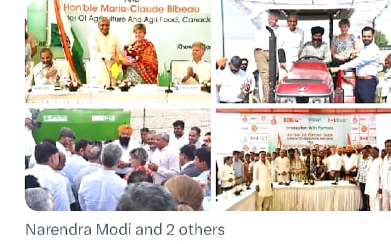 Canada delegation visit collage